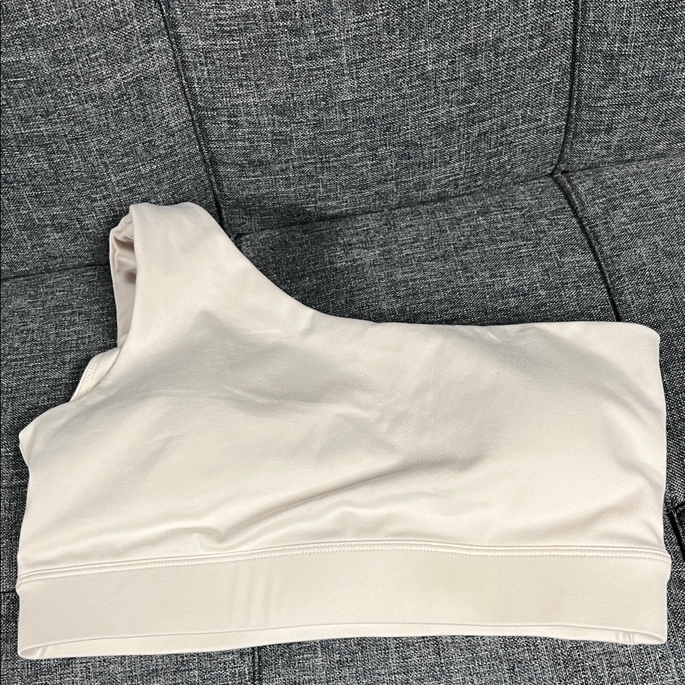 Senita Athletics Cream Sports Bra